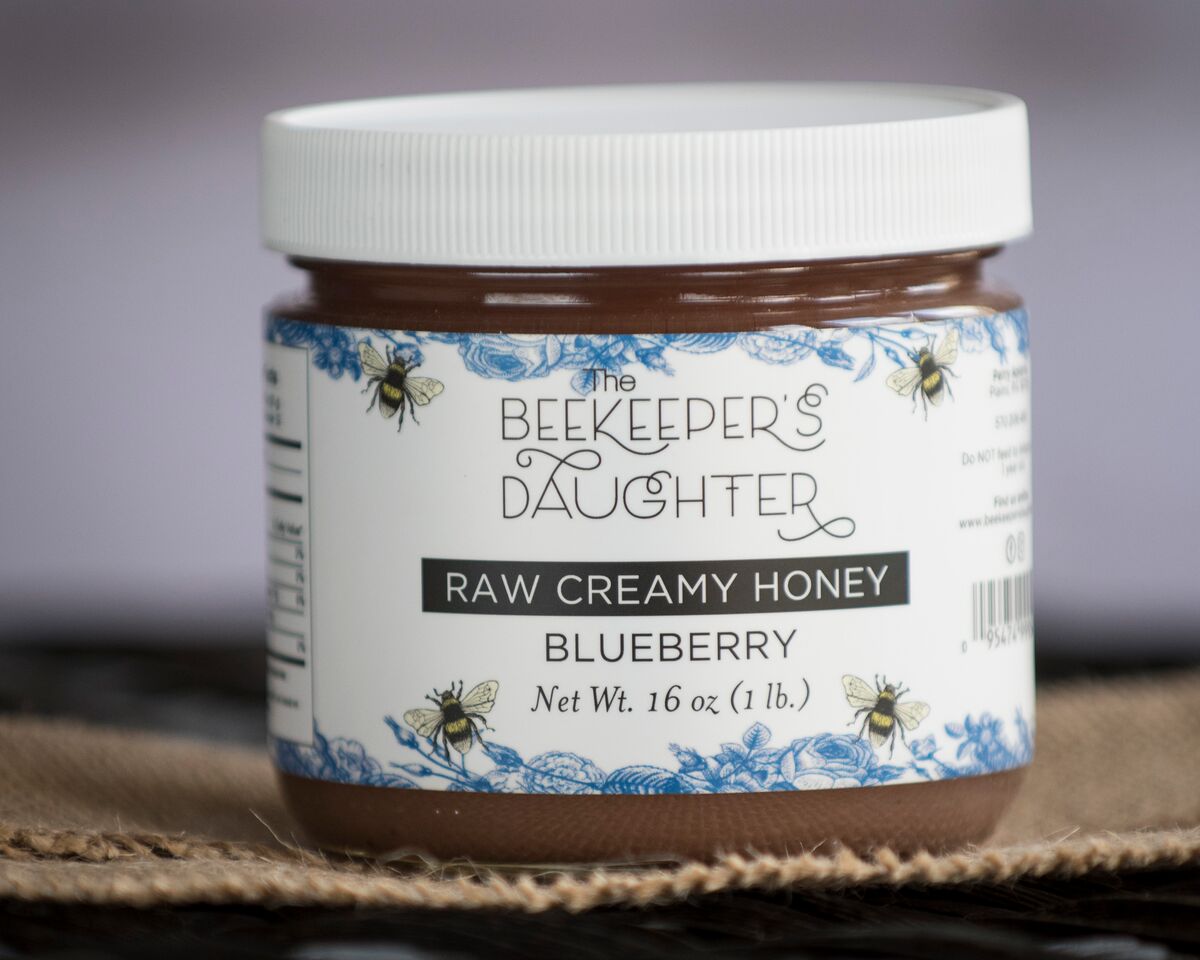 Blueberry Creamed Honey – 1lb Jar