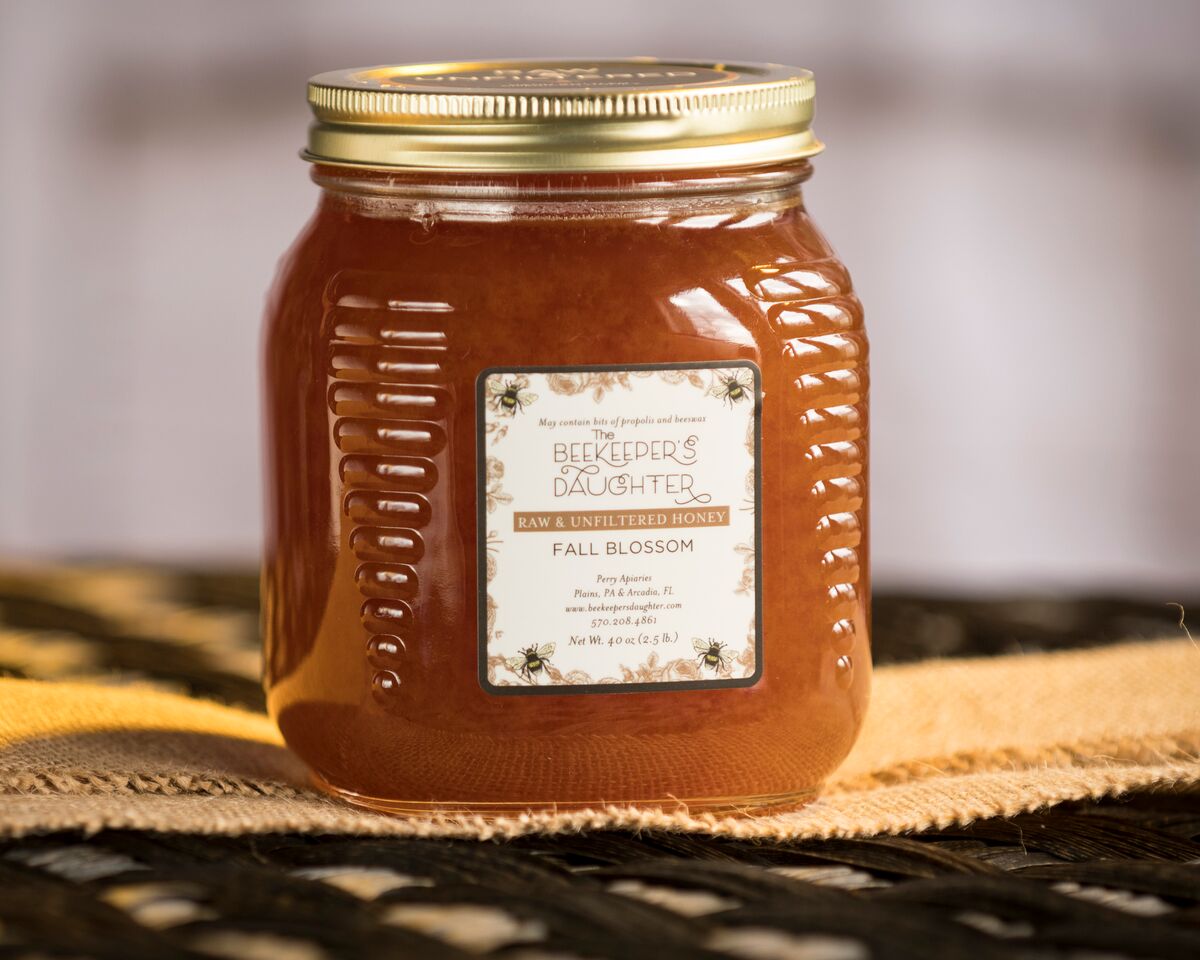 Fall Blossom Raw Honey - 2.5lb Jar