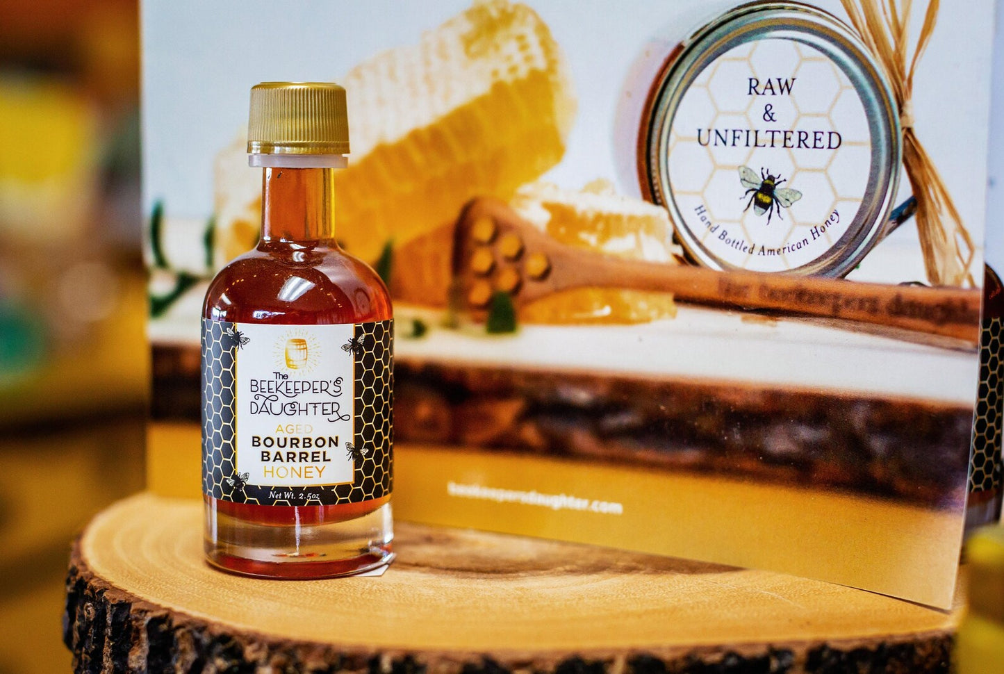 Mini Aged Bourbon Barrel Honey