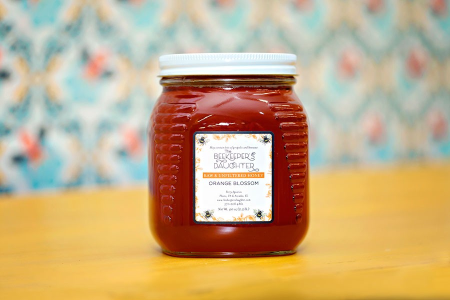 Orange Blossom Raw Honey - 2.5lb Jar