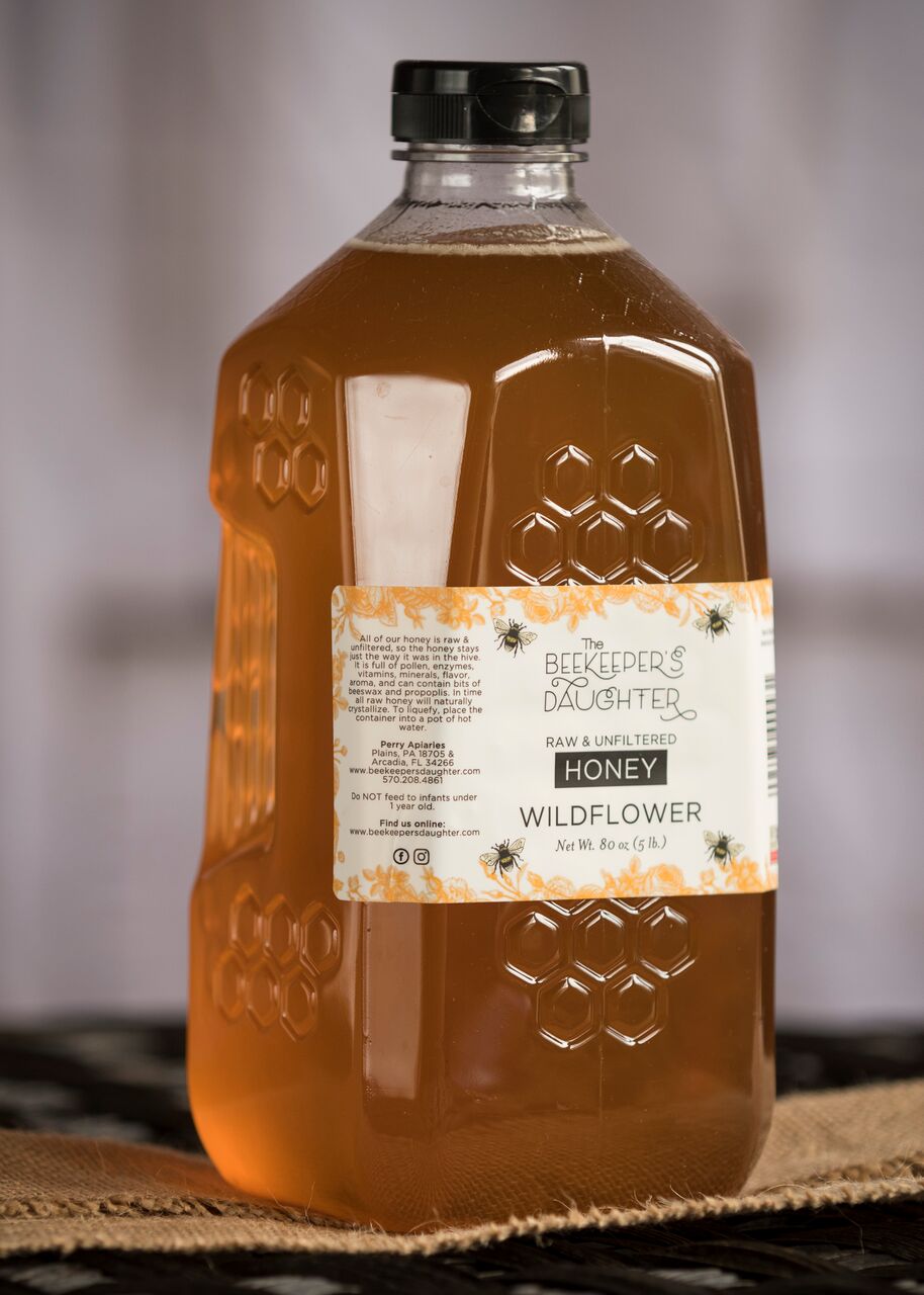 Beth Wildflower Raw Honey 5lb Monthly Subscription