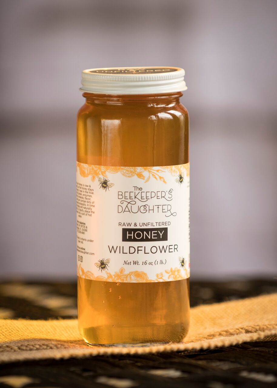 Wildflower Honey - two 1lb Jars - 2lbs total