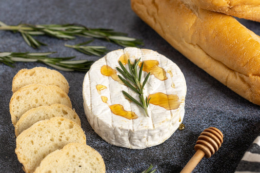 Baked Brie & Lavender Infused Honey