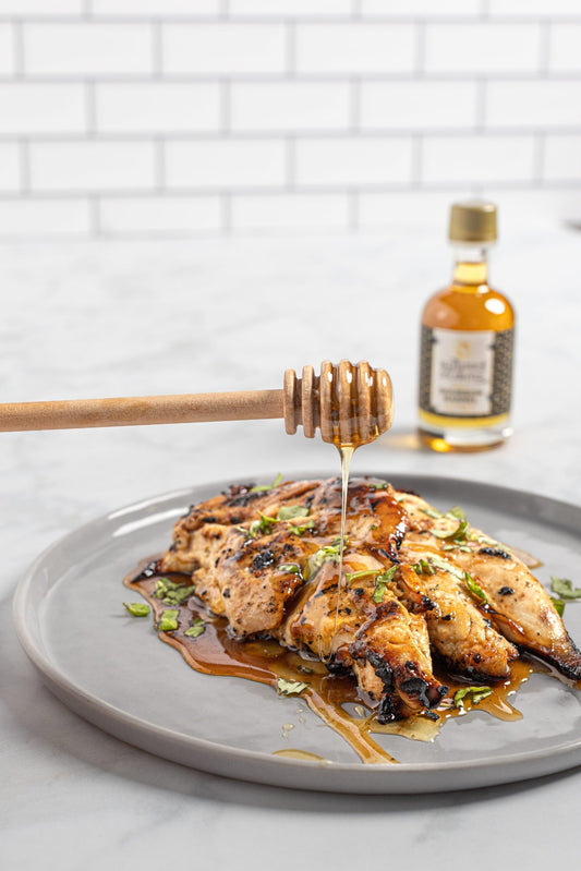 Grilled Bourbon Honey Chicken