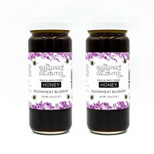 Buckwheat Blossom – two 1lb Jars - 2lbs total
