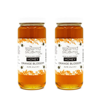Orange Blossom – two 1lb Jars - 2lbs total