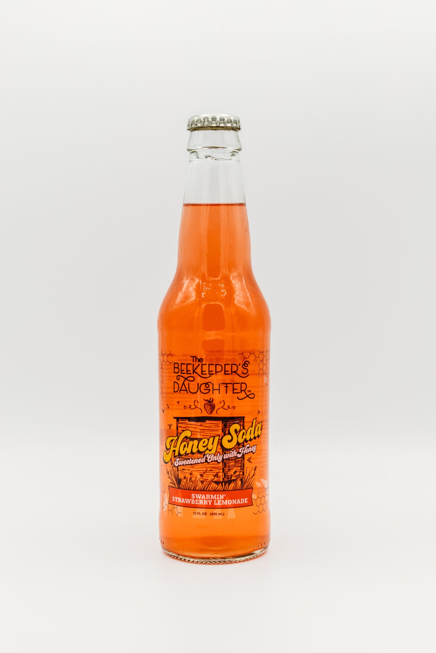 Swarmin' Strawberry Lemonade Honey Soda