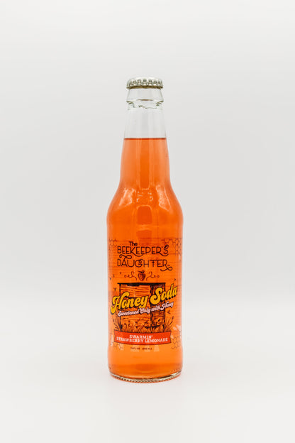 Swarmin' Strawberry Lemonade Honey Soda