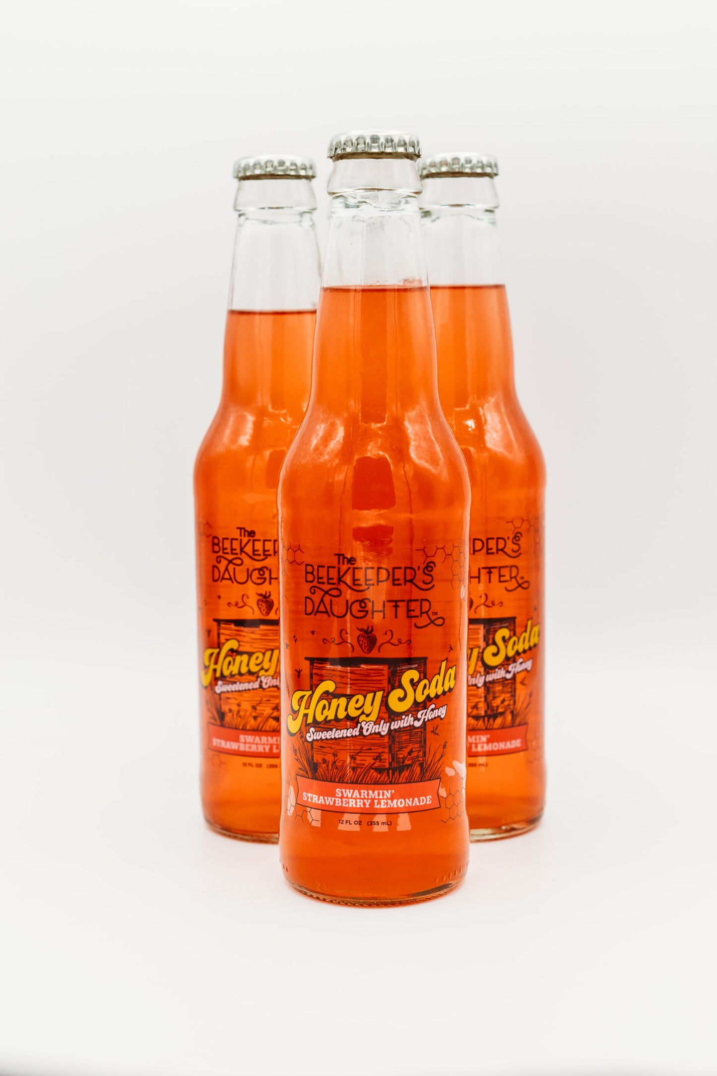 Swarmin' Strawberry Lemonade Honey Soda