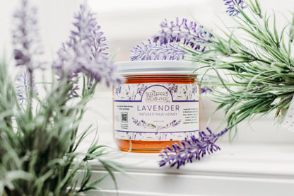 Lavender Infused Raw Honey - 11oz