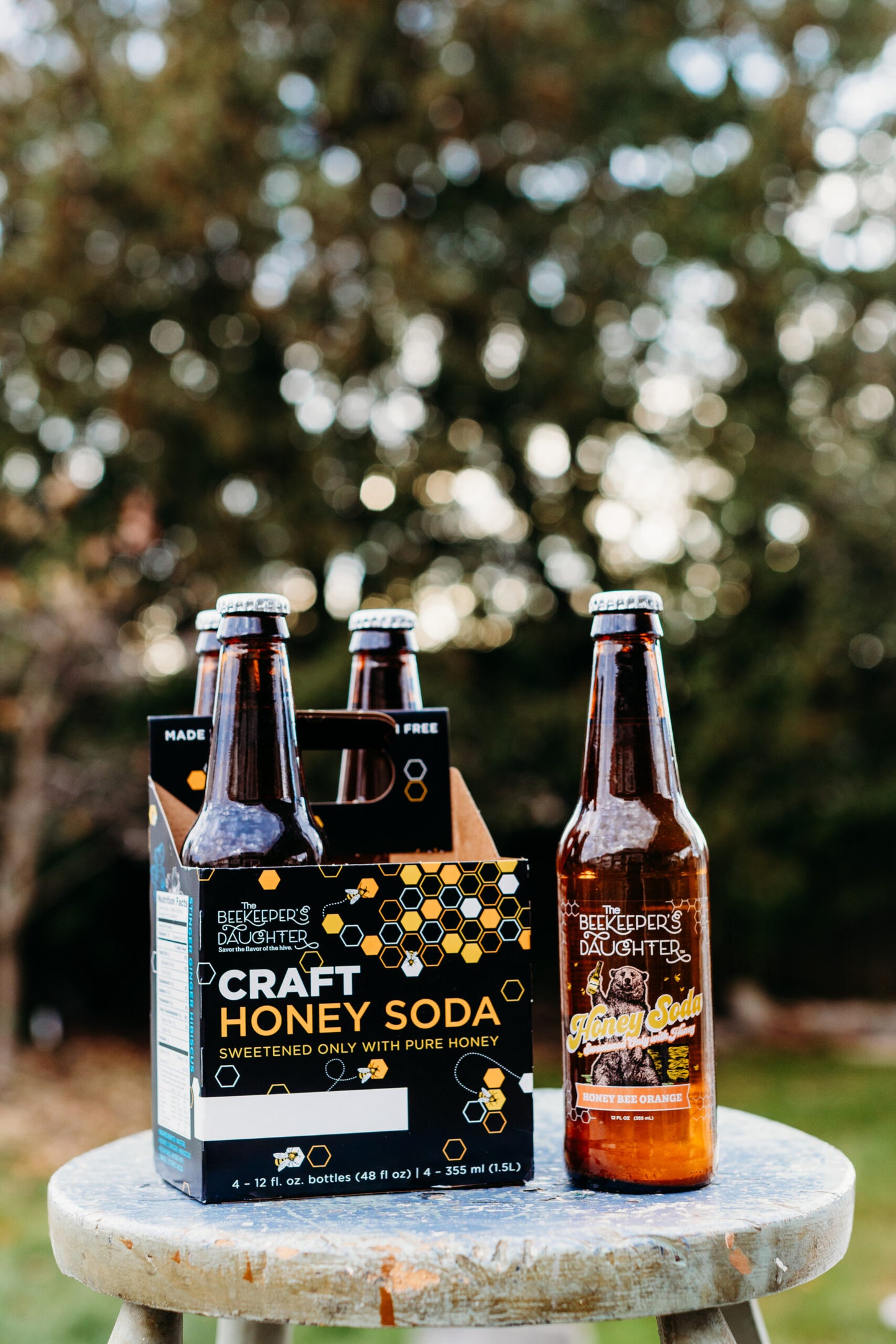 Honey Bee Orange Honey Soda