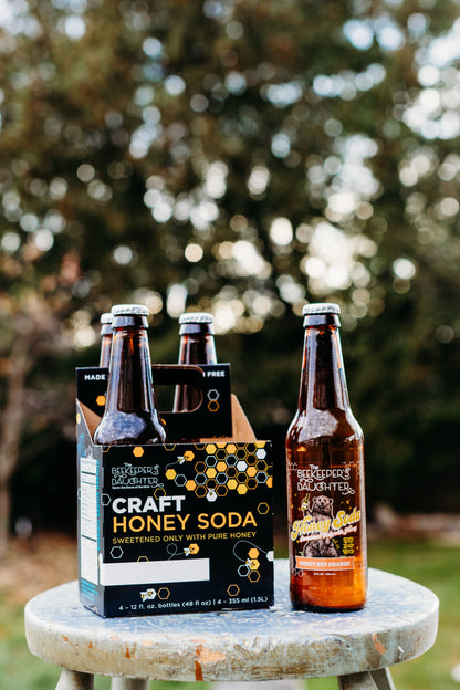 Honey Bee Orange Honey Soda