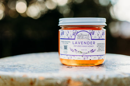 Lavender Infused Raw Honey - 11oz