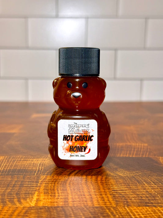 2oz Mini Hot Garlic Honey Bear