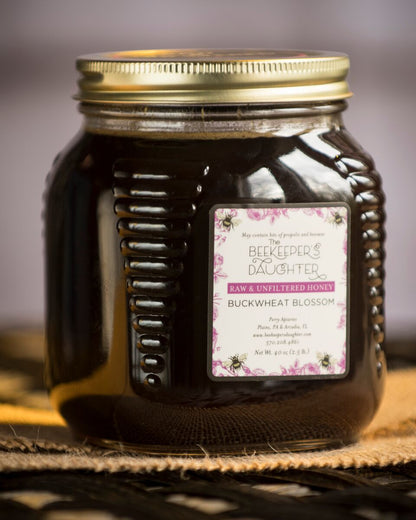 Buckwheat Blossom Raw Honey - two 2.5lb Jars – 5lbs total