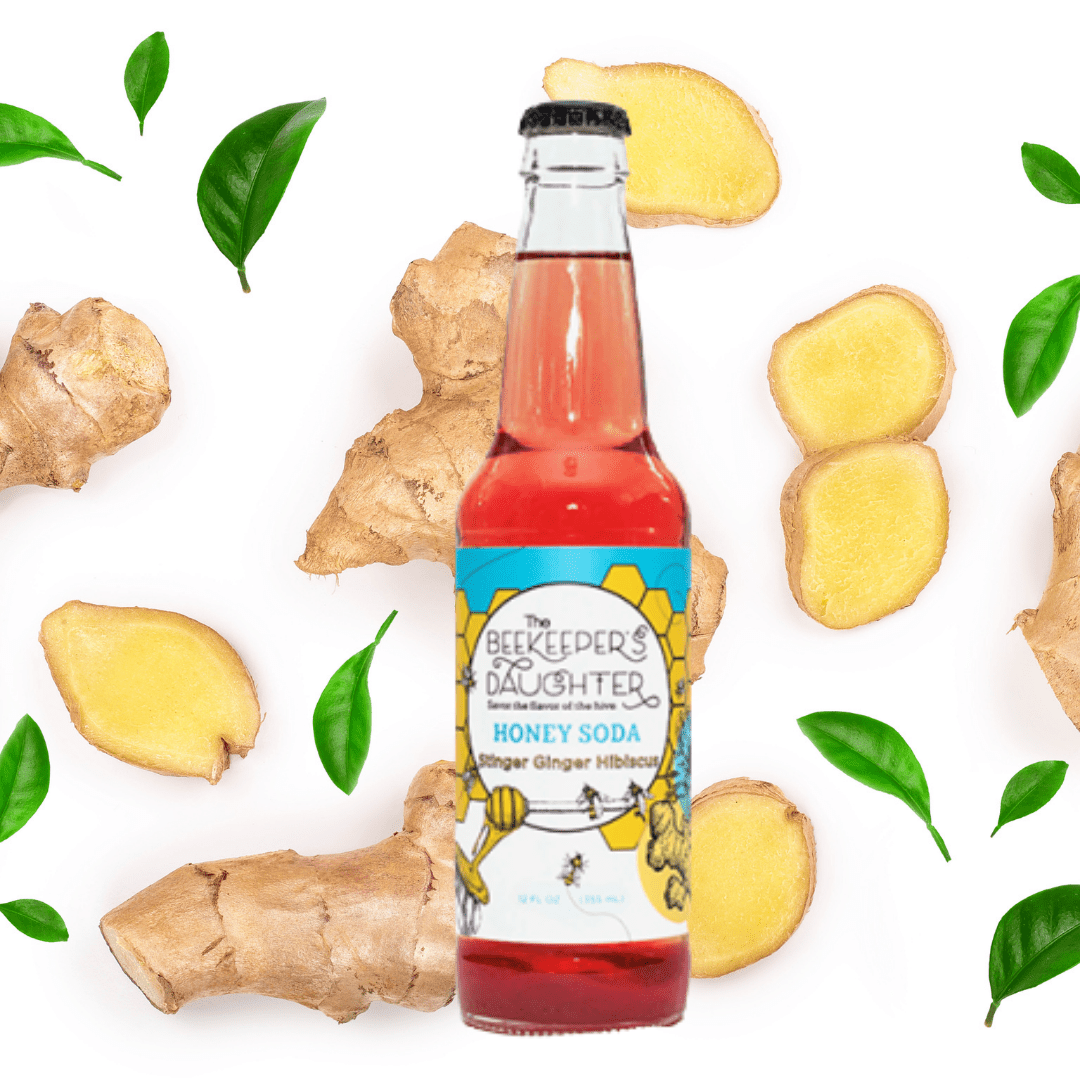 Stinger Ginger Hibiscus Honey Soda