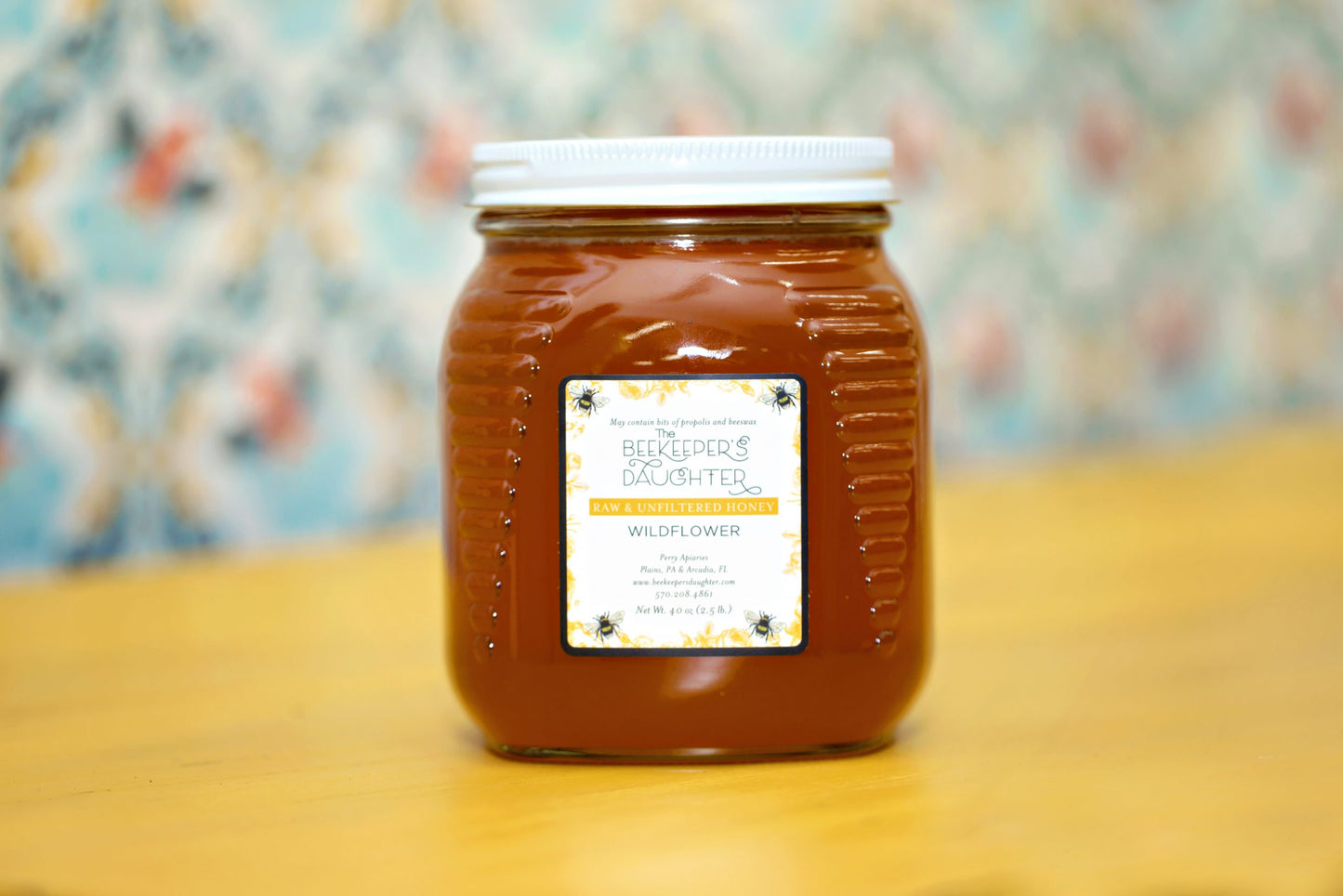 Wildflower Raw Honey - 2.5lb Jar