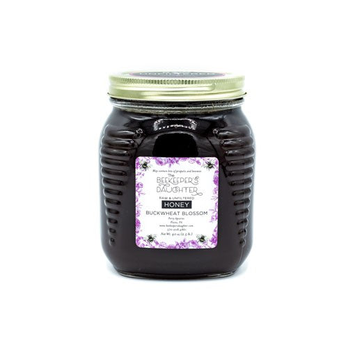 Wildflower Raw Honey - two 2.5lb Jars - 5lbs total