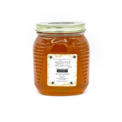 Wildflower Raw Honey - two 2.5lb Jars - 5lbs total