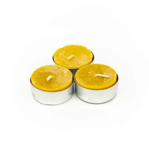 Tea Light Beeswax Candle - Single