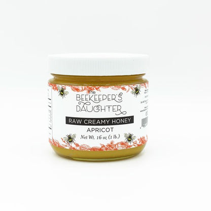 Apricot Creamed Honey – 1lb Jar
