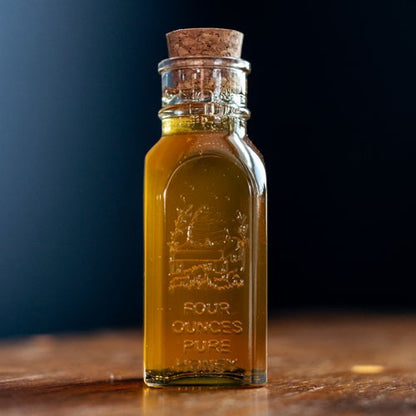 2oz Mini Glass Hexagon Jar Honey Favor