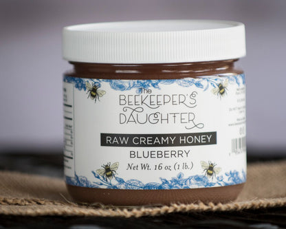 Blueberry Creamed Honey – 1lb Jar
