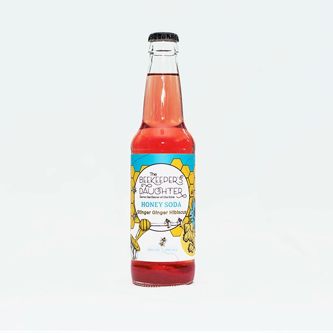 Stinger Ginger Hibiscus Honey Soda