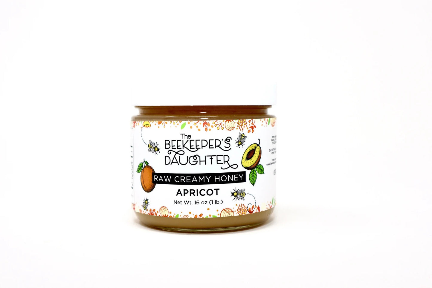 Apricot Creamed Honey – 1lb Jar
