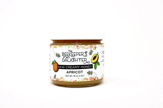 Apricot Creamed Honey – 1lb Jar