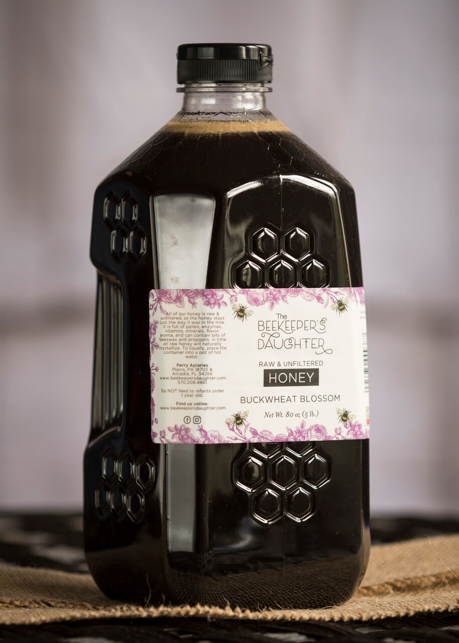 Buckwheat Blossom Raw Honey - 5lb