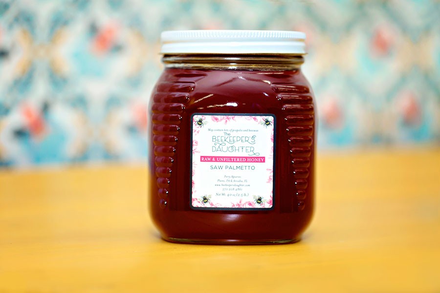 Saw Palmetto Raw Honey - 2.5lb Jar