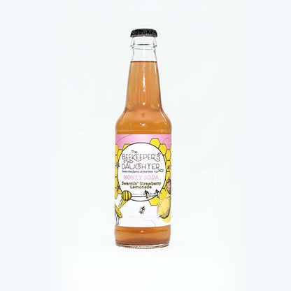 Swarmin' Strawberry Lemonade Honey Soda