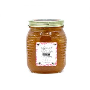 2.5 pound honey jar from saw palmetto