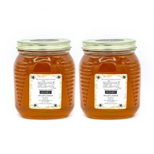 2 2.5 pound wildflower honey