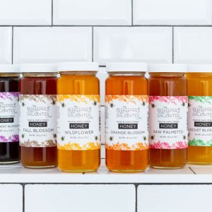 6 varieties of honey