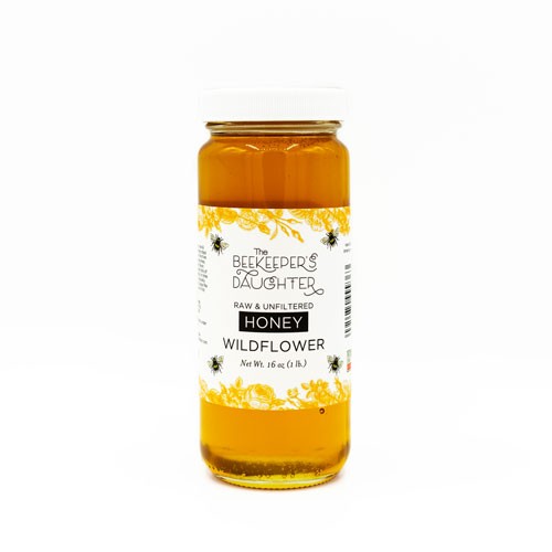 16oz wildflower honey jar